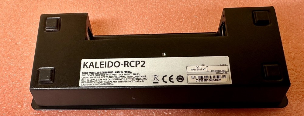 Grass Valley Kaleido-RCP2 Ethernet Remote Control Panel and KM Gateway (G80)