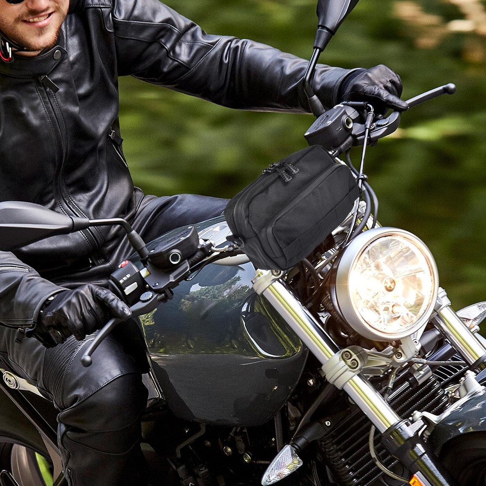 Universal Motorcycle Handlebar Bag Tool Bag Storage Fork Bag Luggage Bag
