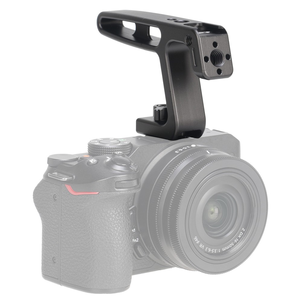 Mini Top Handle Grip with Cold Shoe for DSLR Mirrorless Camera Cage Vlogging Rig