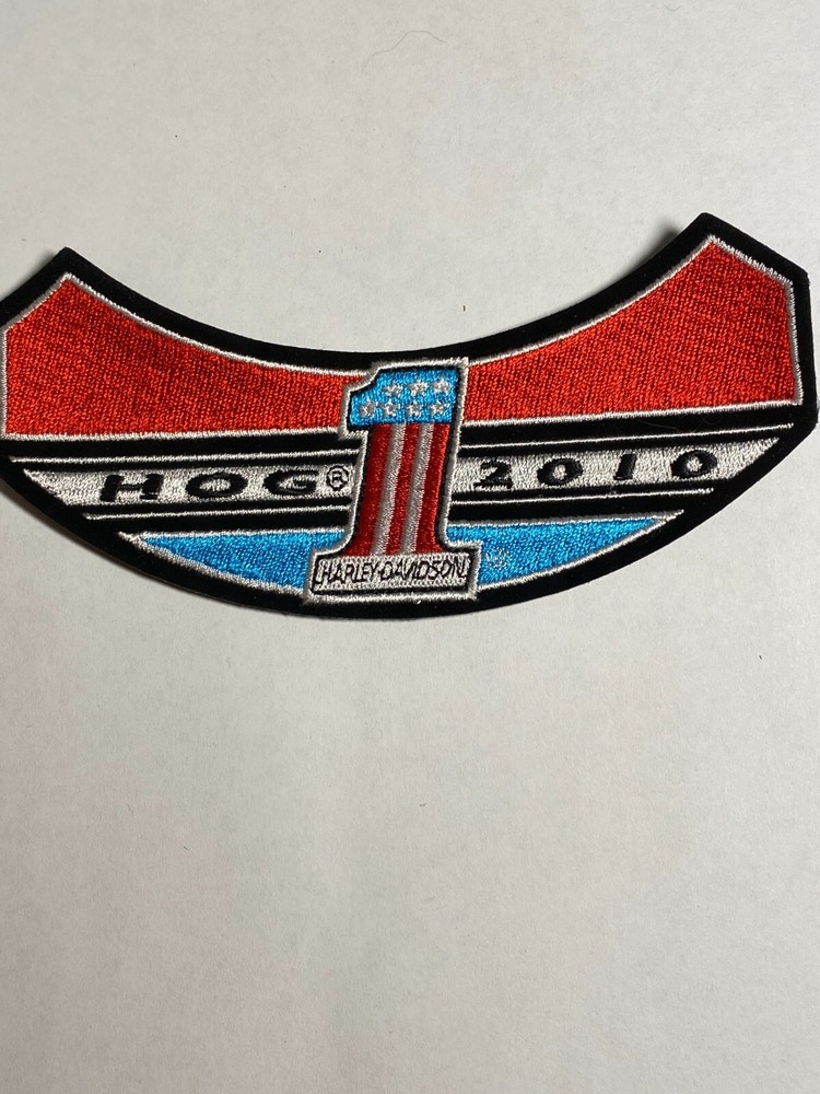 Harley-Davidson Owners Group HOG 2010 Rocker Patch Vest Jacket