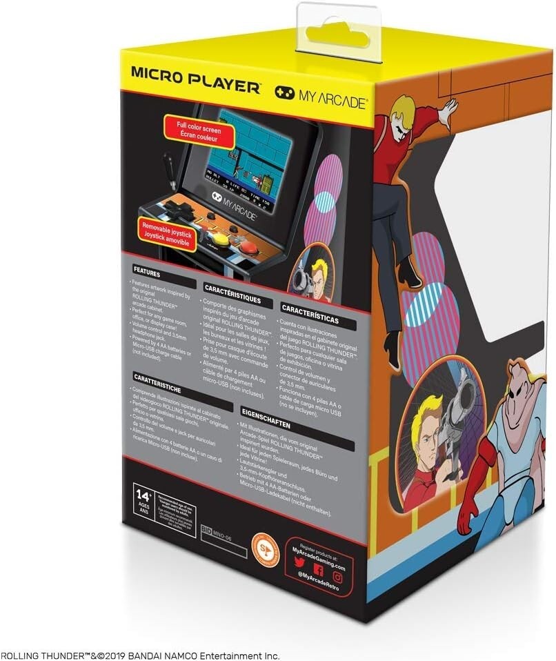 dreamGEAR Retro arcade Rolling Thunder