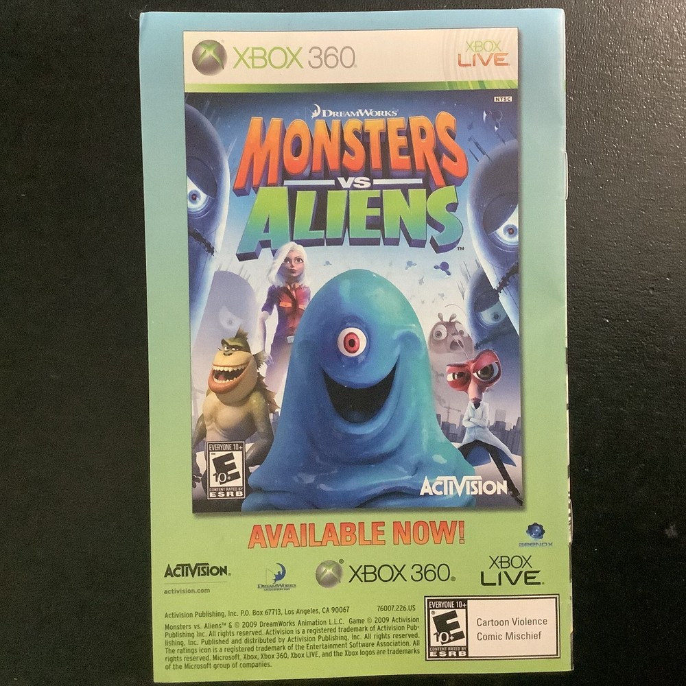 Madagascar Kartz Microsoft Xbox 360 Instruction Manual Only