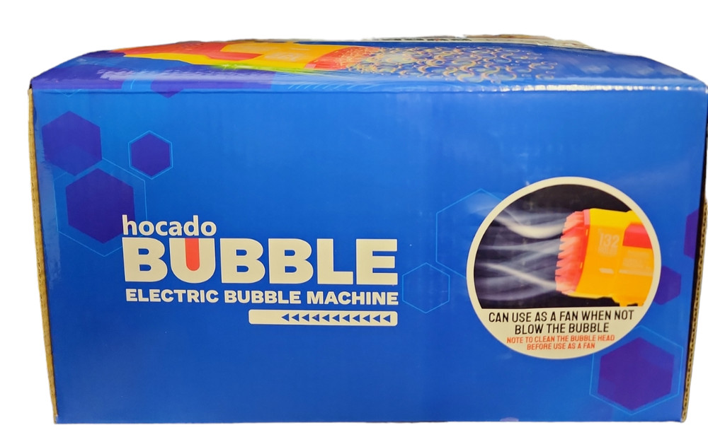 132Hole Magic Rocket Launcher Pink Bubble Gun Bubble Bazooka Bubble Machine Gift