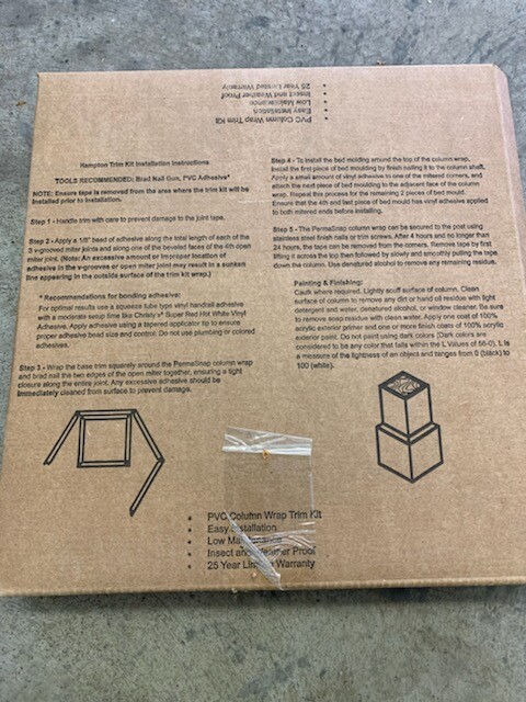 Crown Column DuraSnap Hampton Post Trim Kit