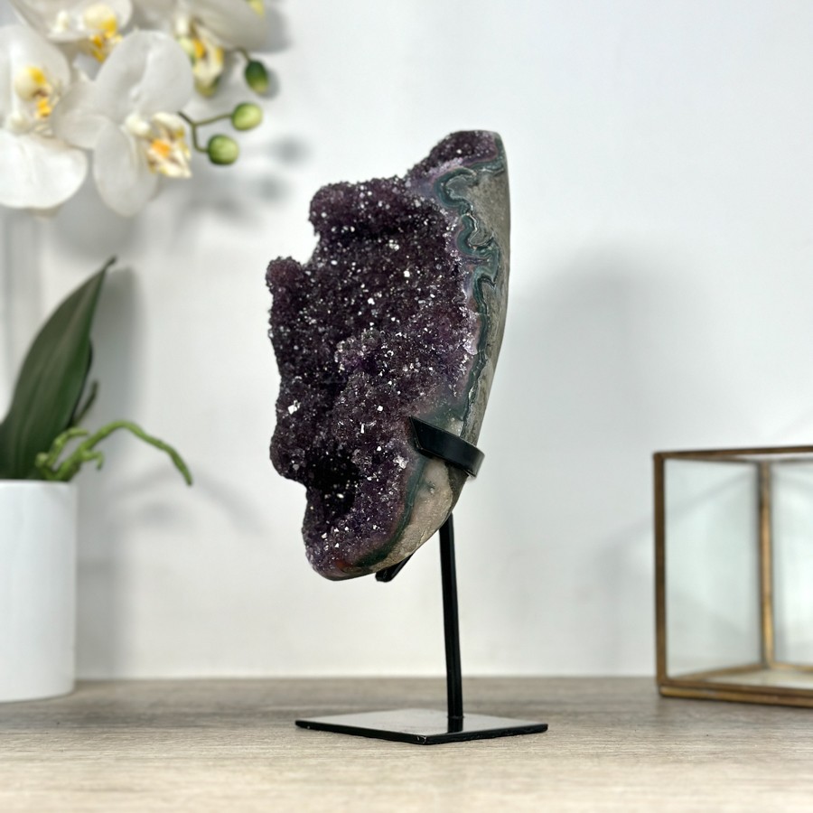 Natural Amethyst Crystal with Stalactite Formations. MWS2553