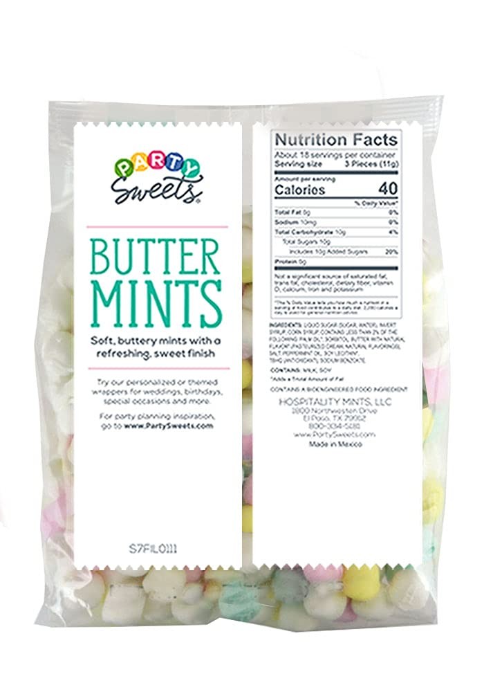 Easter Buttermints Candy - 24 Ounce Bulk Pack of Pastel Sweets