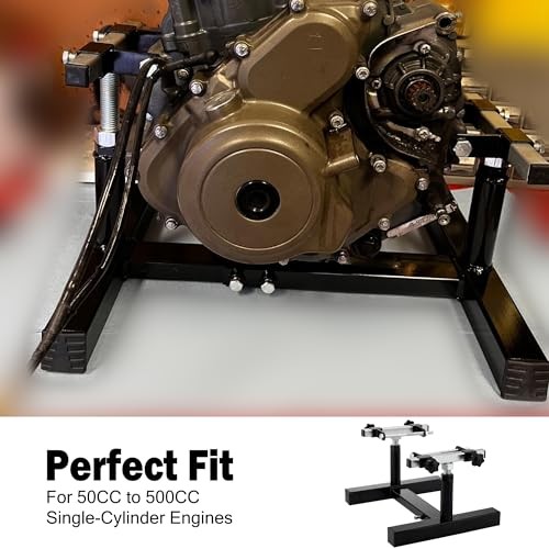 Heavy Duty Motorcycle Engine Stand, Adjustable Motorcycle Motor Stand for
