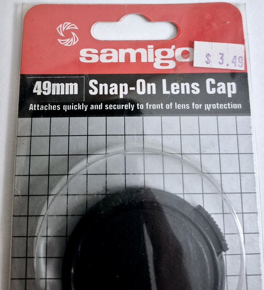 SAMIGON 49 MM SNAP-ON LENS CAP, ASM481