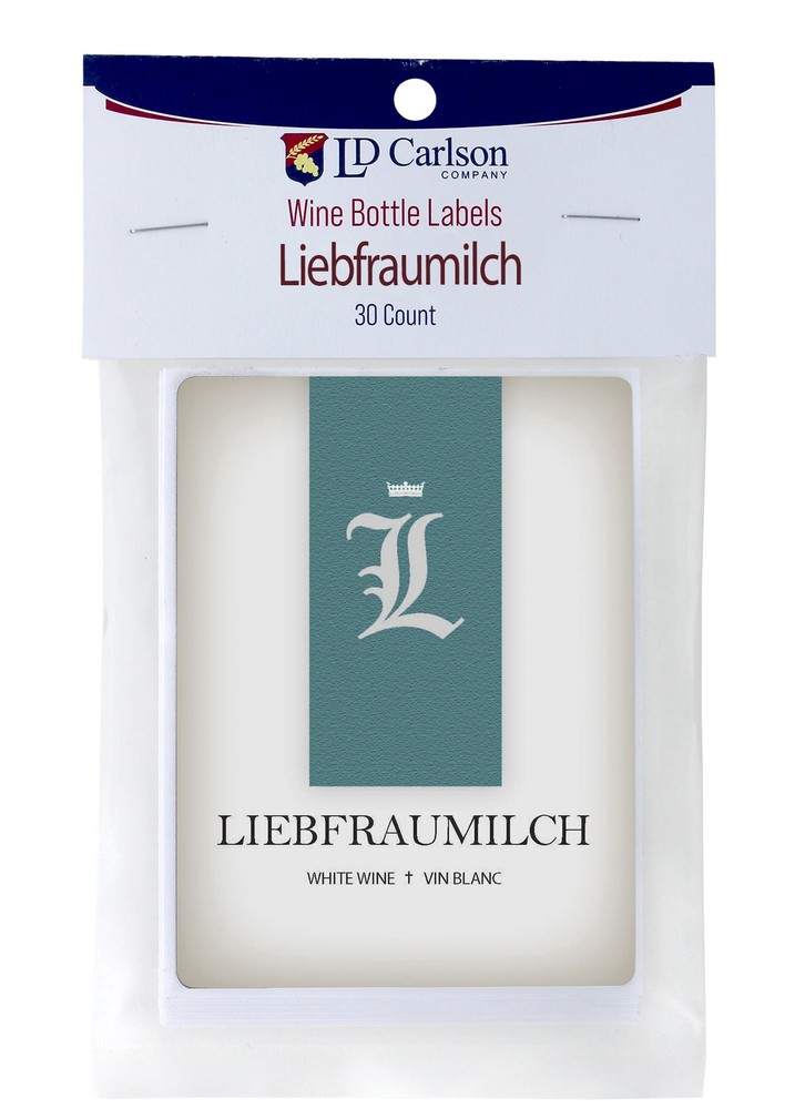 Liebfraumilch Wine Labels 30/Pack Varietal Collection