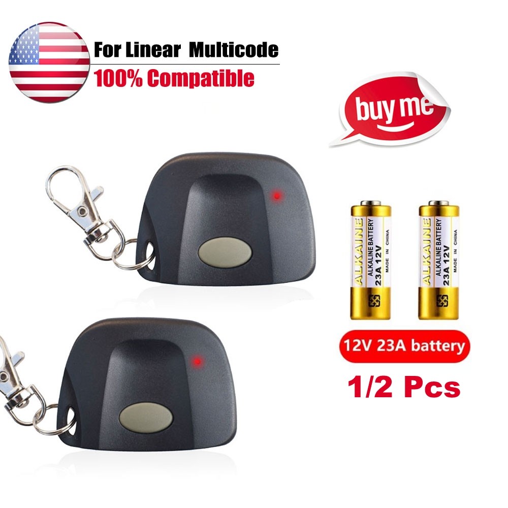 300MHZ 10 Dip-Switches For Linear Multi-Code Garage Door Opener Remote for 3089