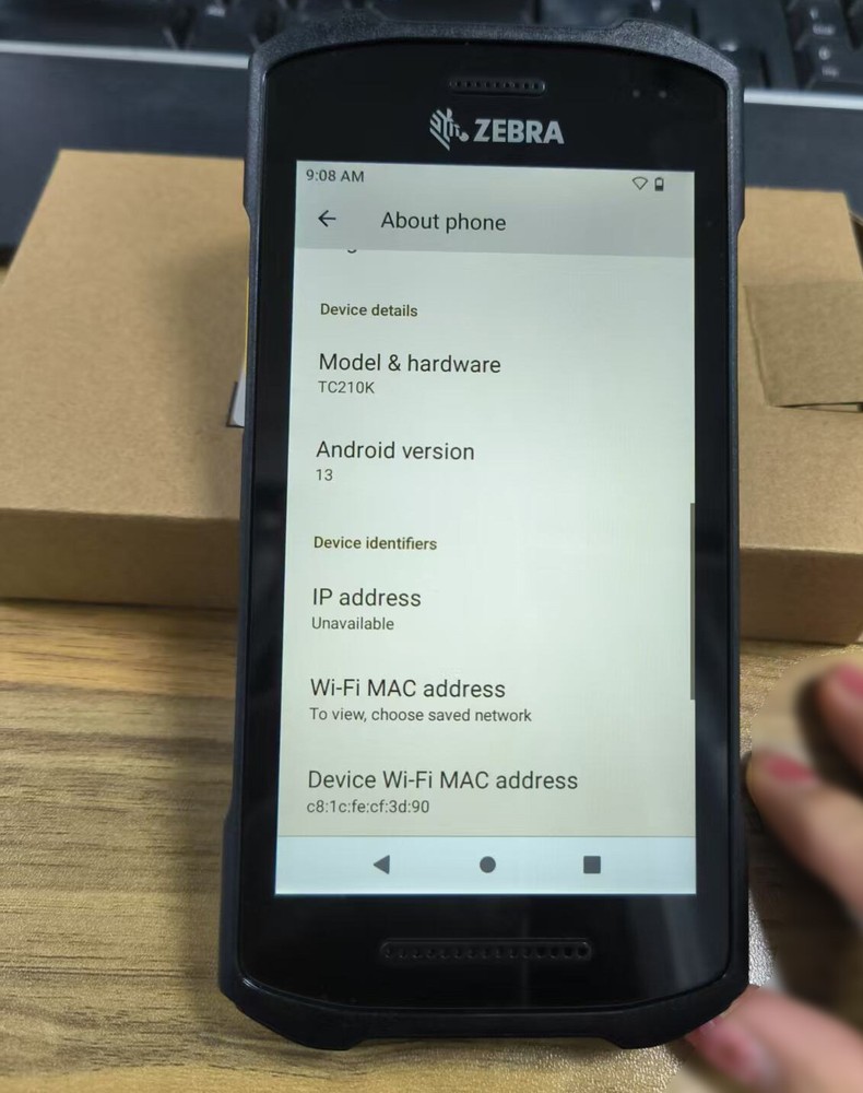 Zebra TC21 TC210K Android Wireless Mobile Computer 1D/2D/QR Barcode Scanner