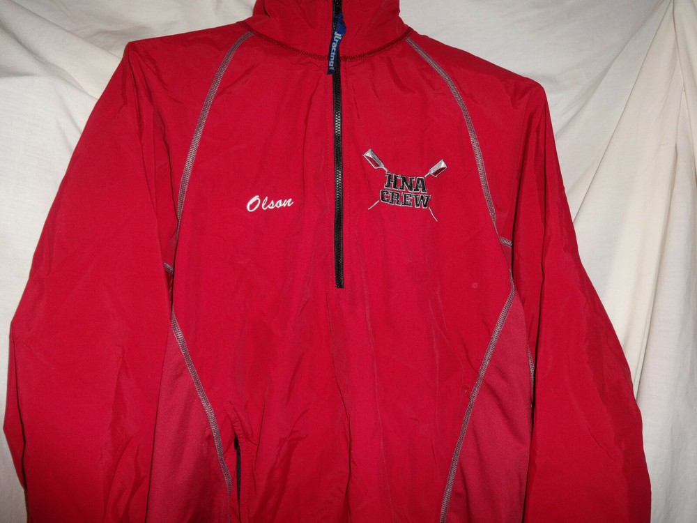 HNA Cougars Holy Names Academy  Rowing Crew Team Issued Jacket Sz Medium Olson