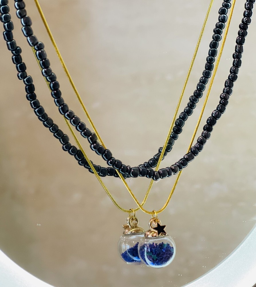 Customised Layered Necklace, Christmas Ornament
