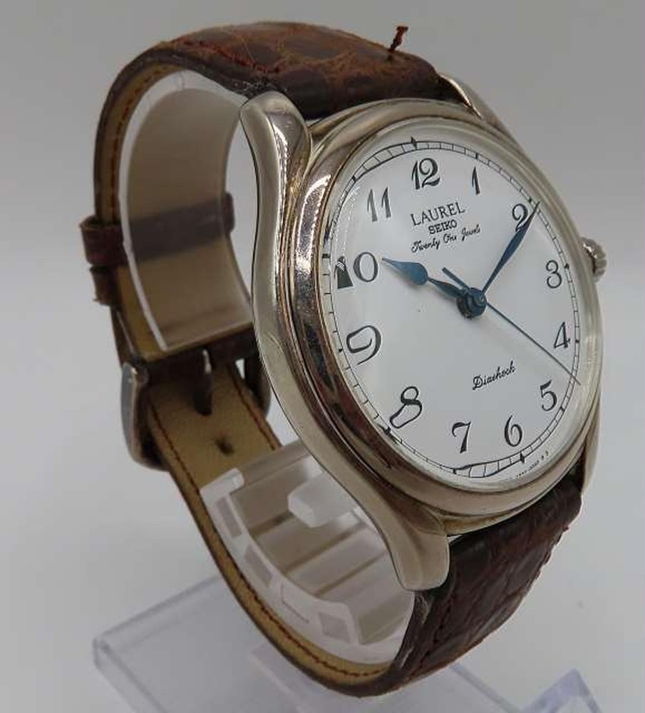 LAUREL Manual Wind Silver Model 4S24 0040 SEIKO