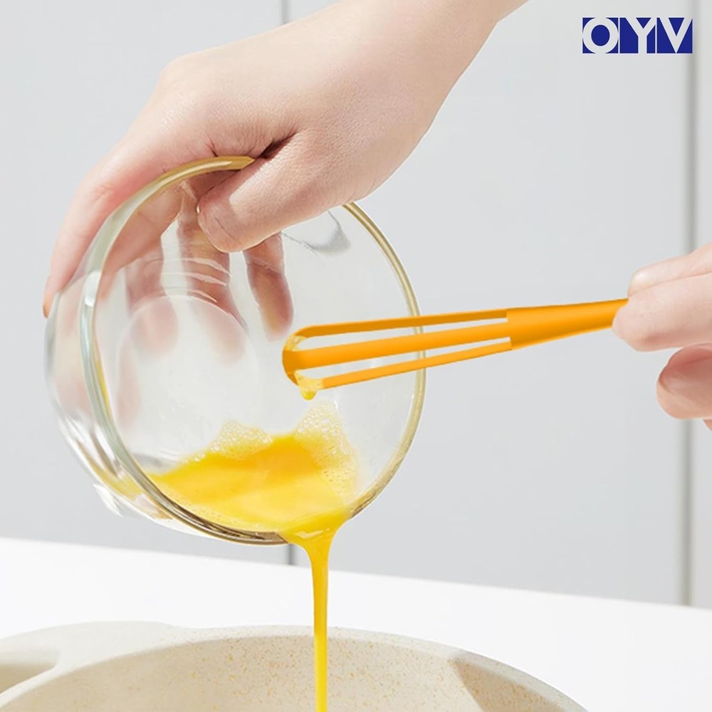 Rust-Free Mini Whisk Set with Spoon - Ideal for Easy Mixing & Culinary Tasks