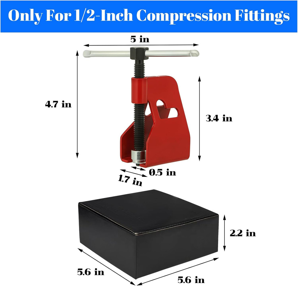 Compression Sleeve Puller Tool Remove Ferrule & Nut OF Pipe,Ferrule Puller For 1