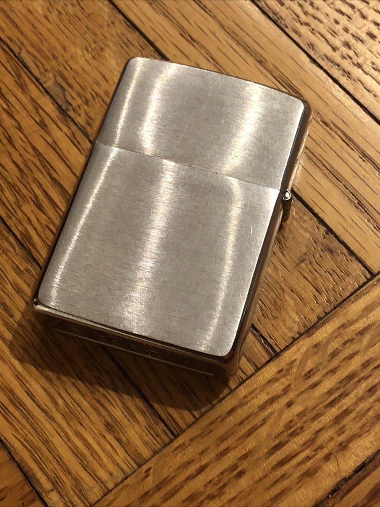 1994 Zippo Brushed Chrome Lighter - “ Moe” Engraved - EXC