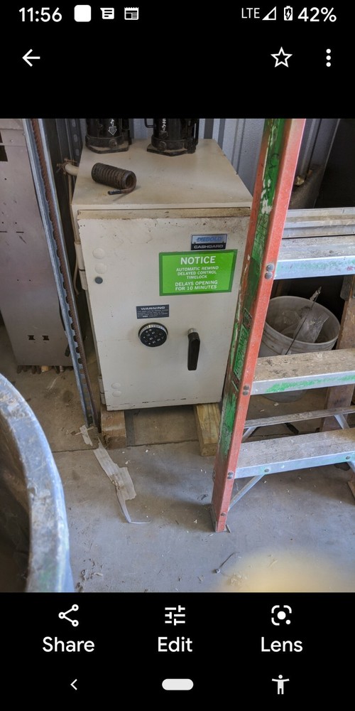 Safes used, a large inventory.