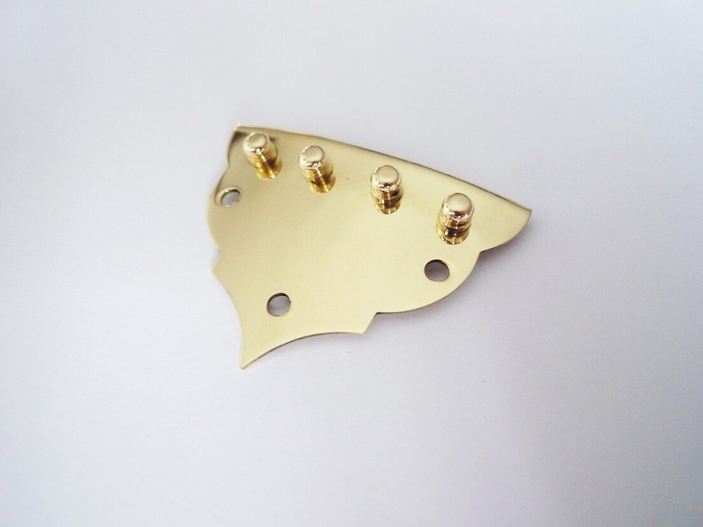 Brass Tailpiece for Mandolin (screws included)