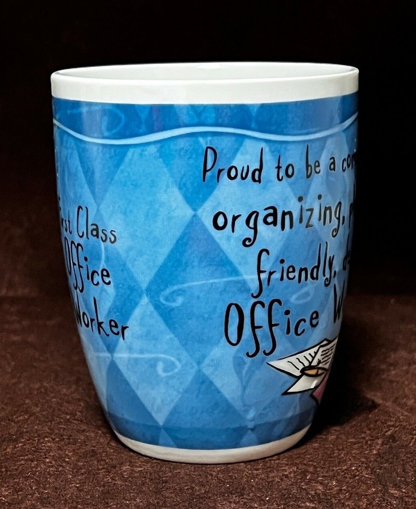 History & Heraldry First Class Office Worker Porcelain Coffee Tea Mug