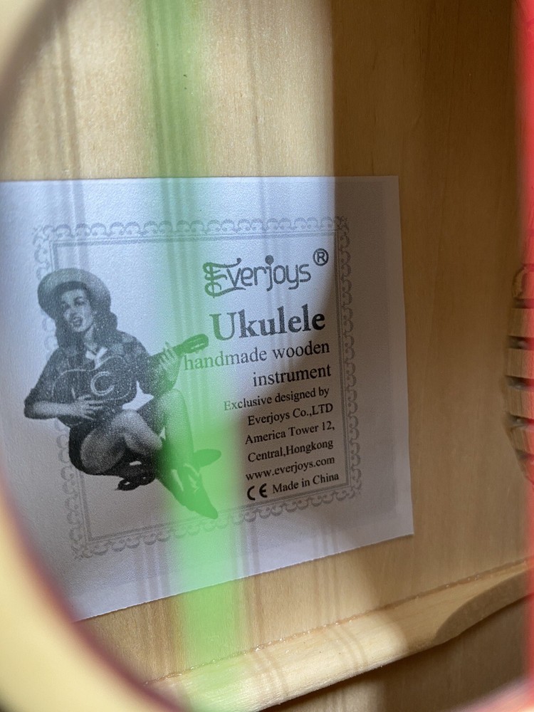 Everjoys Soprano Rainbow Ukulele Beginner Pack (EVUK)