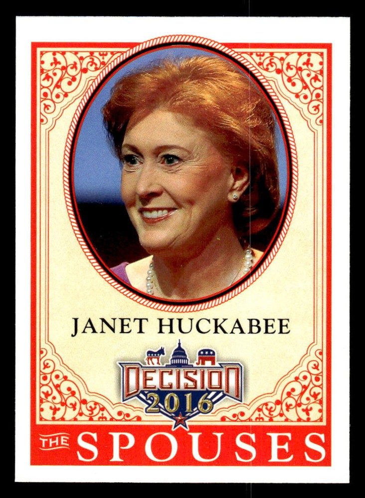 2016 Decision 2016 #56 Janet Huckabee Card