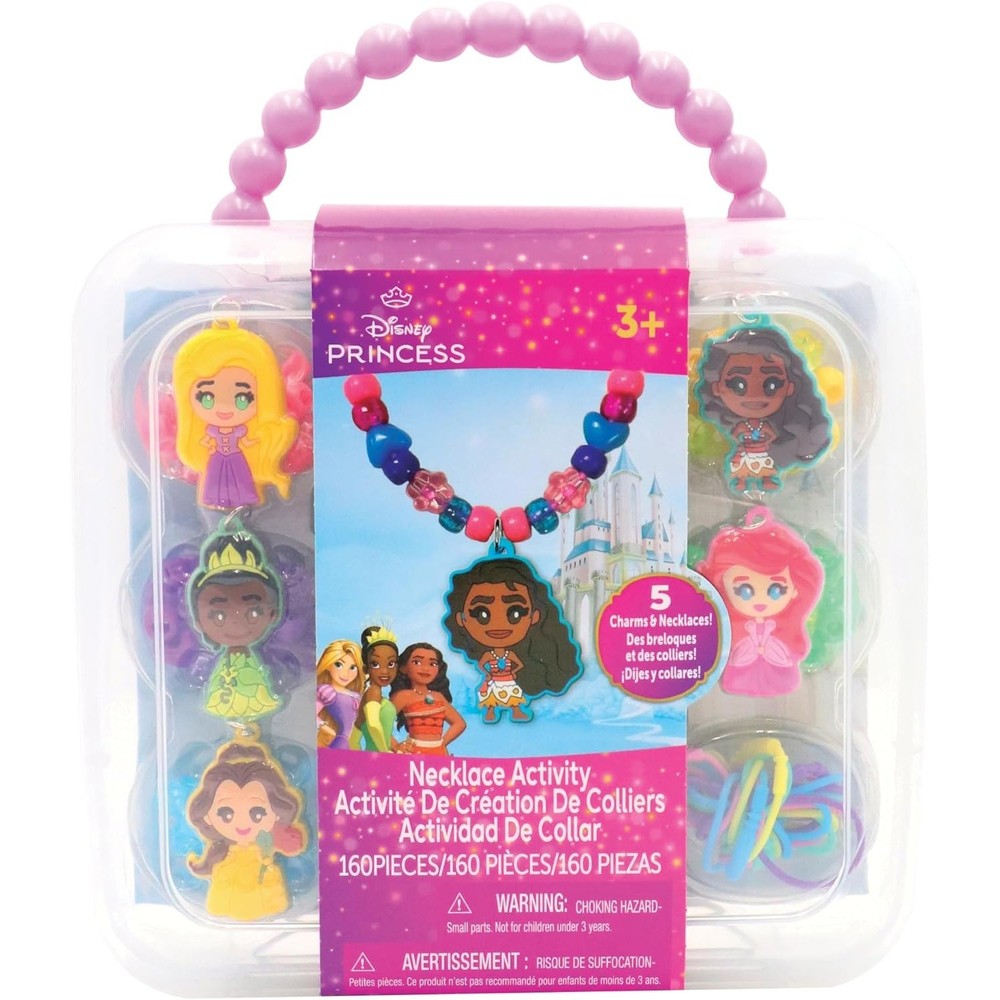 Disney Princess Necklace Activity Case – Jewelry Making Kit