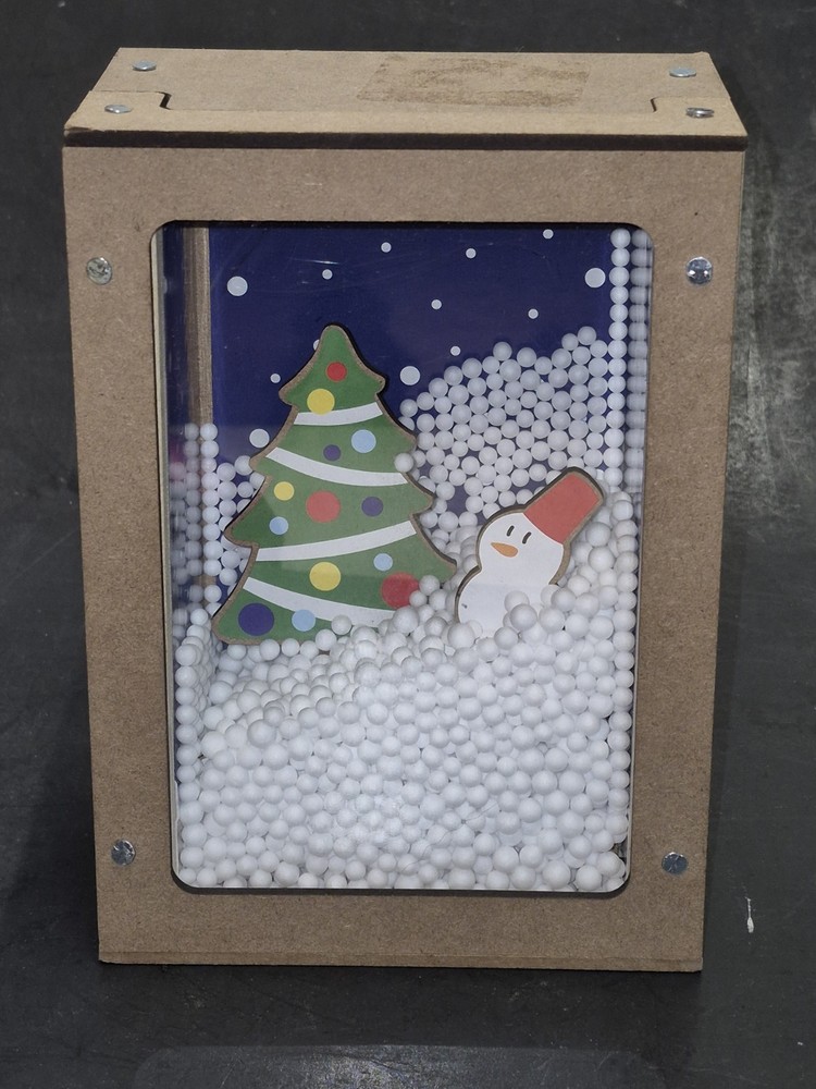 Home Depot Kids Workshop Snowman Snowglobe