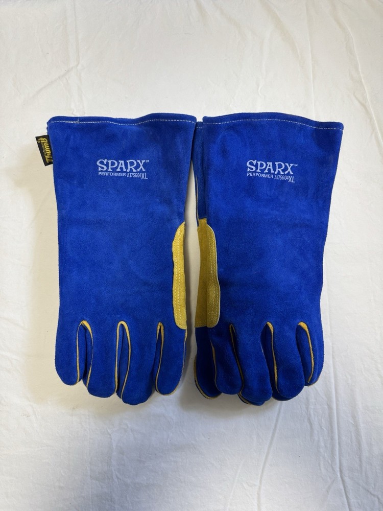 -Welding Gloves New Sparx Performer-Blue -XL