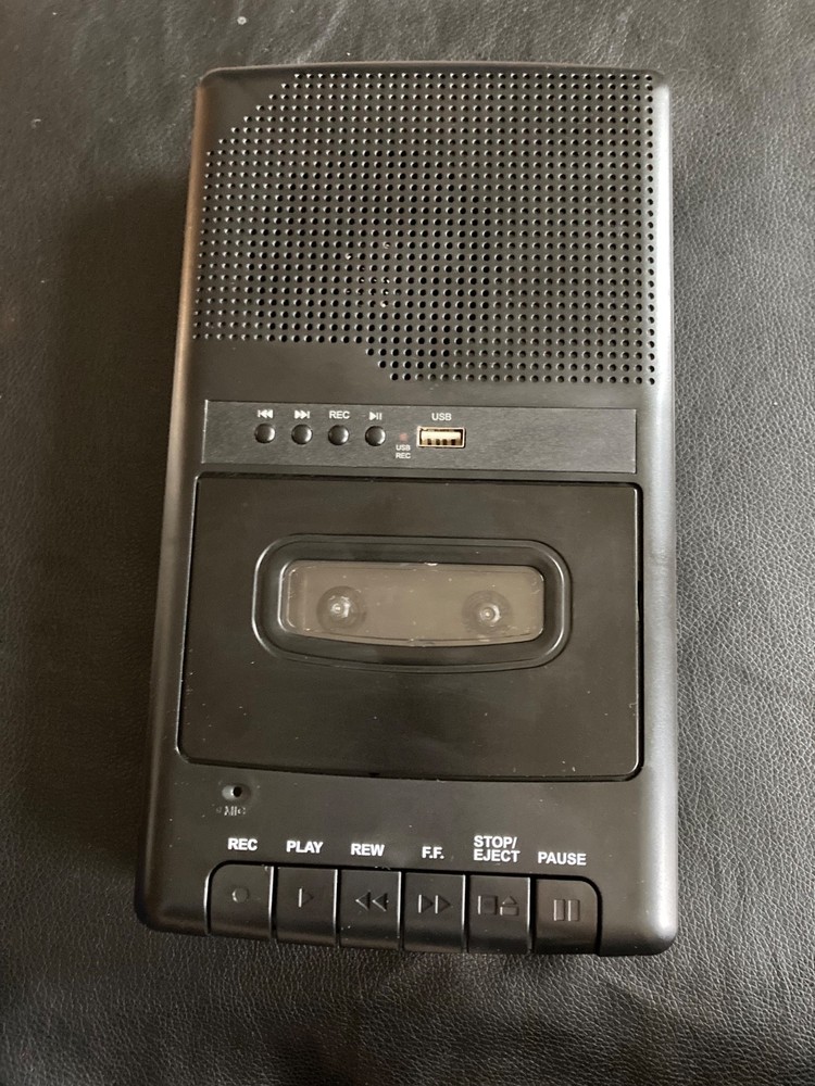 Portable Cassette Tape Player Recorder with USB