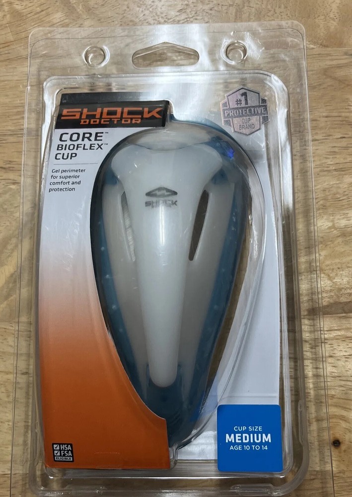 Shock Doctor core BioFlex Cup Boys Medium cup Ages 10-14 NEW