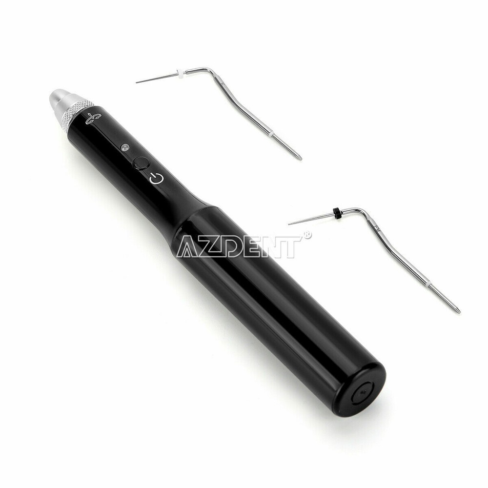 Dental Wireless Gutta Percha Obturation System Root Endo Heated Pen + 2 Tips