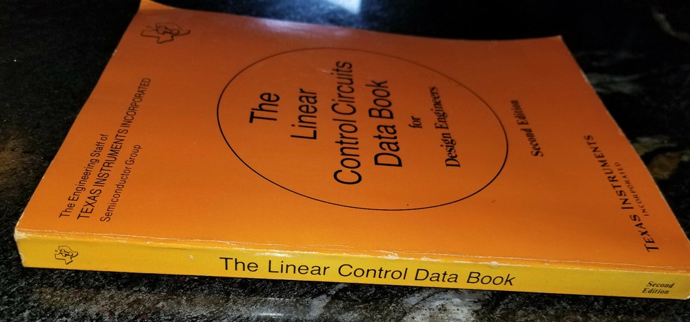 USED 1980 Texas Instruments Linear Control Circuits Data Book