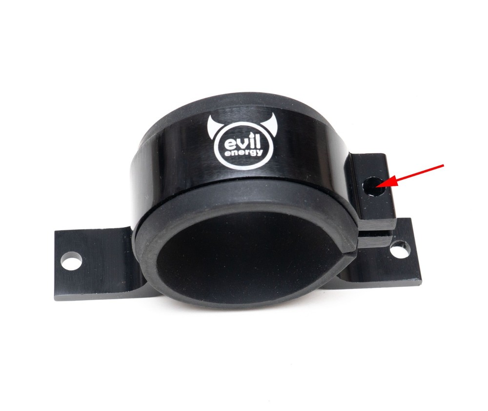 EVIL ENERGY Fuel Filter Mounting Bracket 2.25" ID **NOTE MISSING BOLT**