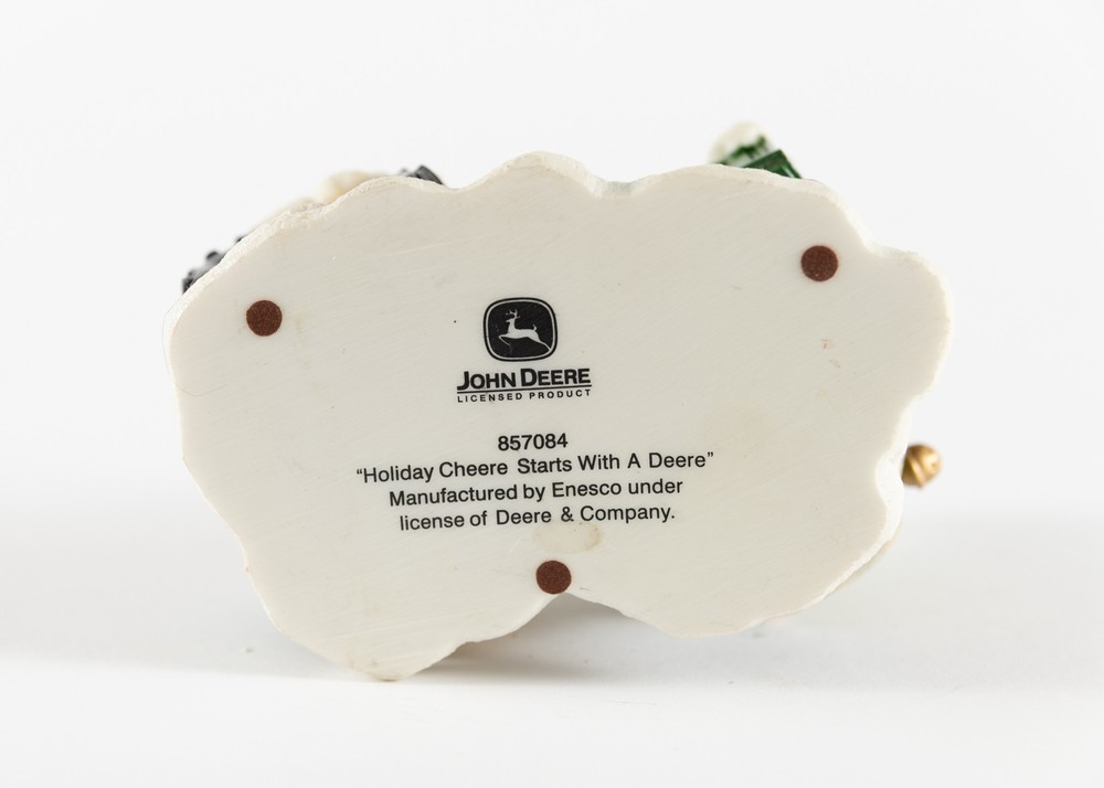John Deere Snowman with tractor - Christmas figure