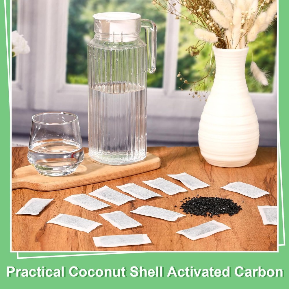 12 Pcs Activated Charcoal Water Filter Coconut Shell Distiller