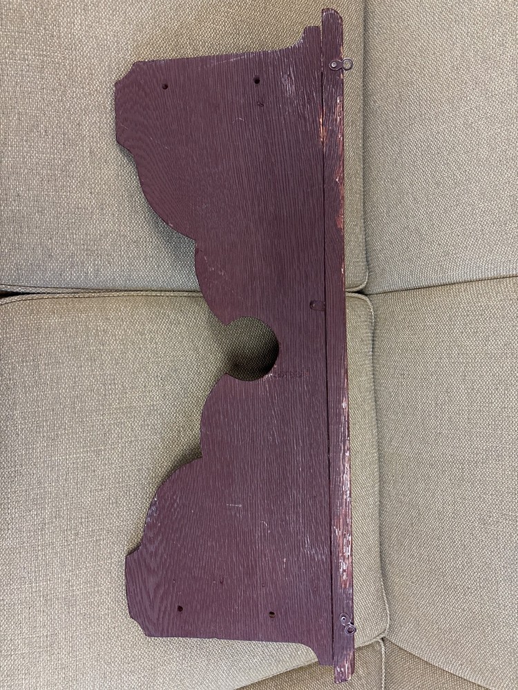 Antique Wall Shelf Quarter sawn Oak