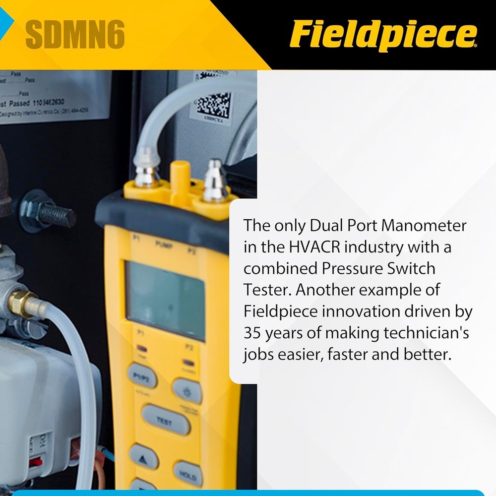 Fieldpiece SDMN6 Pressure Switch Tester
