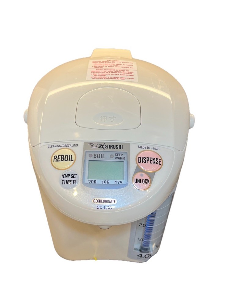 Zojirushi CD LCC40 Micom Water Boiler & Warmer 4L Tested Works Japan 120V/800W
