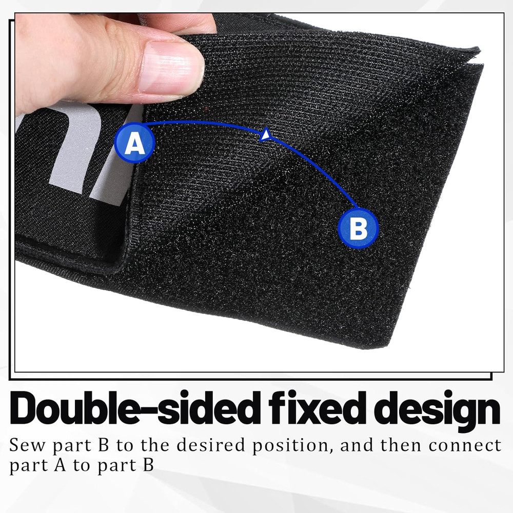 Security Patch, 2 Pcs Reflective Security Hook and Loop Patch for Vest Printed L