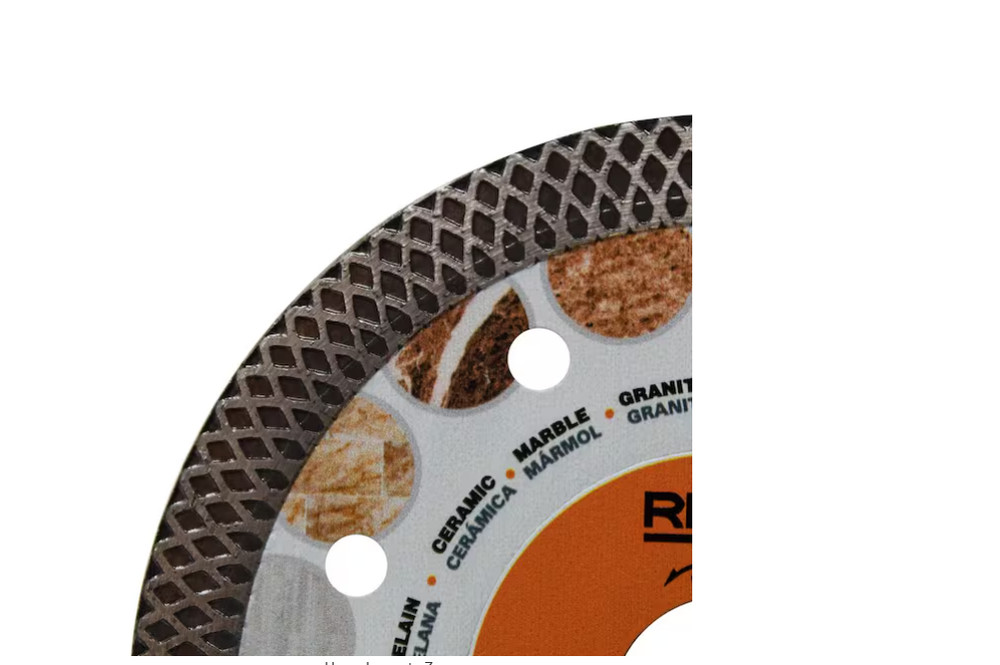 RIDGID 10 In. Mesh Continuous Rim Diamond Blade