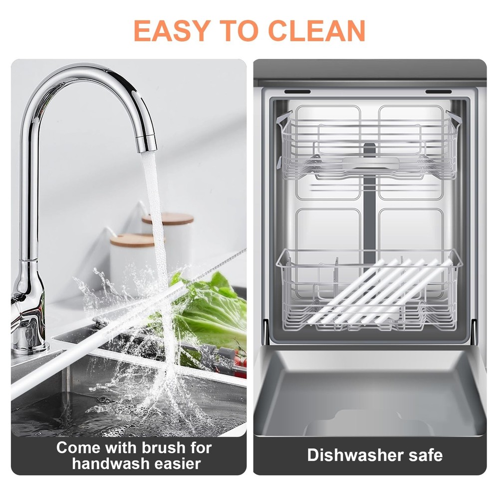 Replacement Straws Compatible with Hydrapeak Mini 14oz Kids Water Bottle Repl...