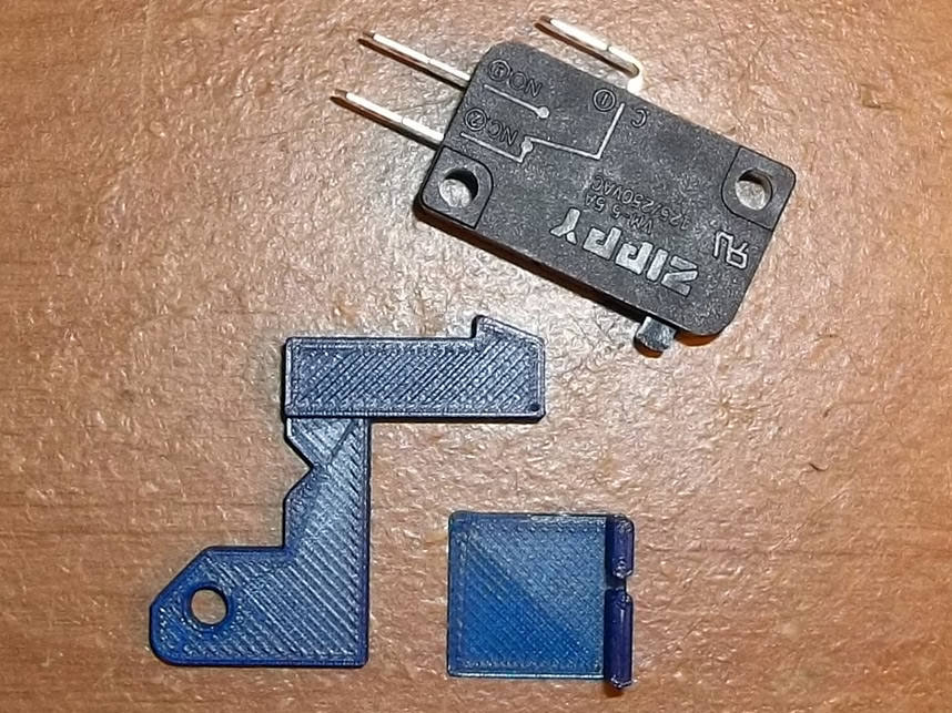 Nintendo NES Quiet Softer Zapper Light Gun Microswitch Kit Bracket