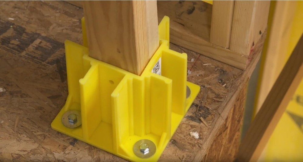 Safety Boot Guardrail Base - sold by EACH
