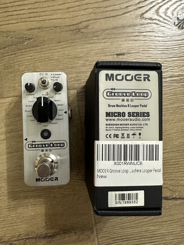 Mooer Groove Loop Drum Machine and Looper