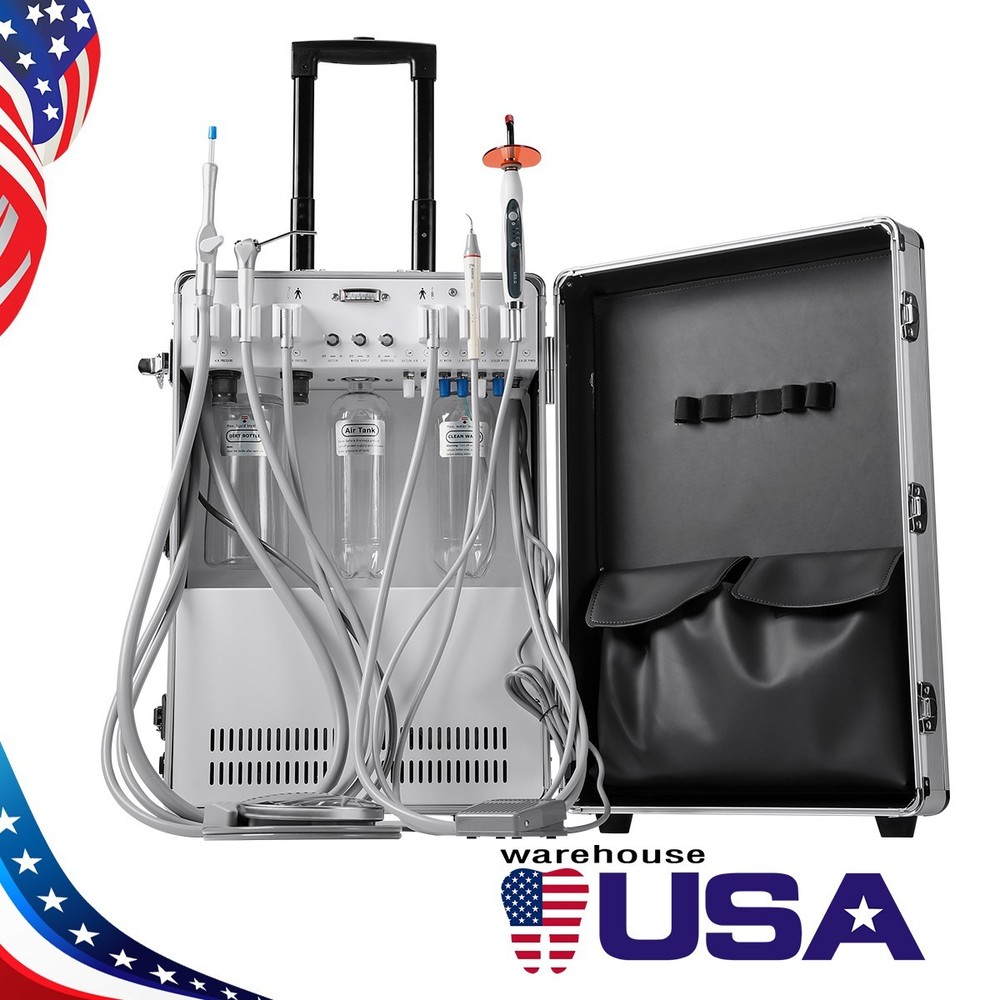 Dental Unit Patient Exam Chair Computer Control /Delivery Unit Air Compressor 4H