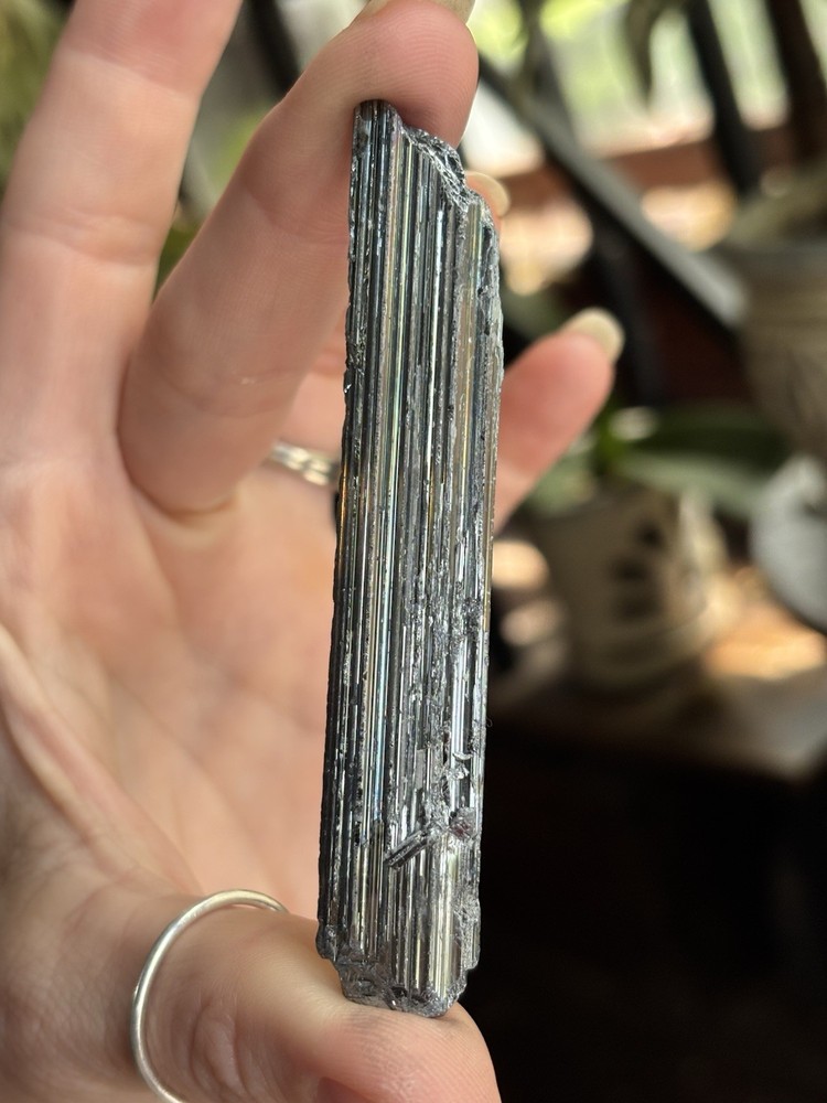 3.4" Flashy Stibnite Shard 20grams