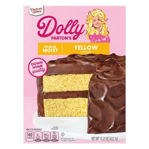 Duncan Hines Dolly Parton's Yellow Cake Mix 2 Pack