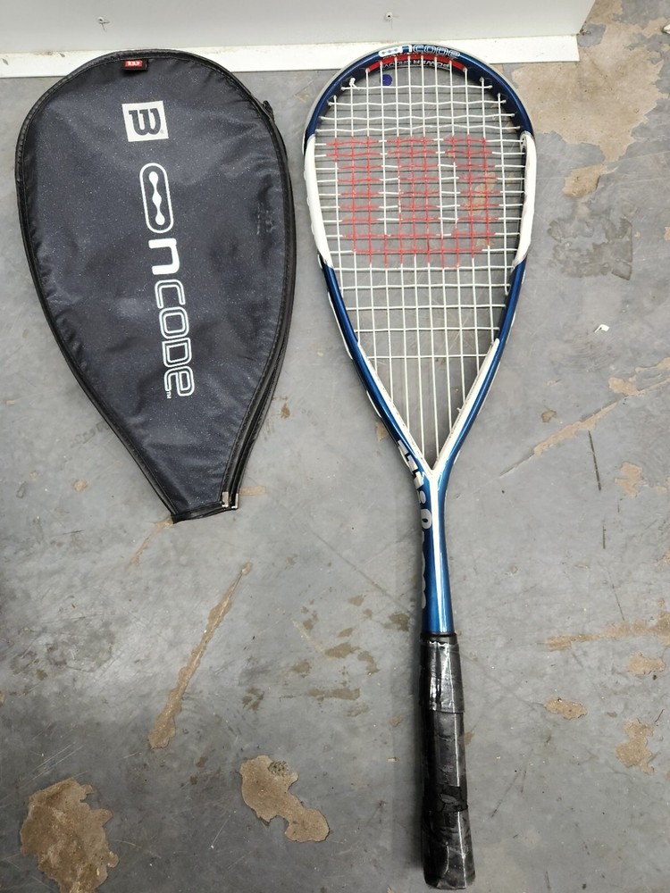 Wilson NCODE N135 squash Racket W/ Cover Rare HTF Nice Ships Quickly