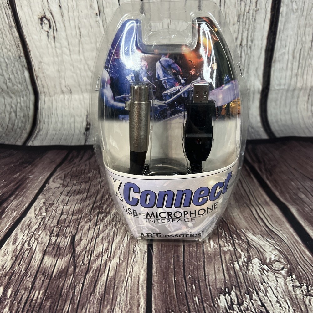 ART XConnect USB Windows/Mac Microphone Cable Microphone 16-bit Plug and Play